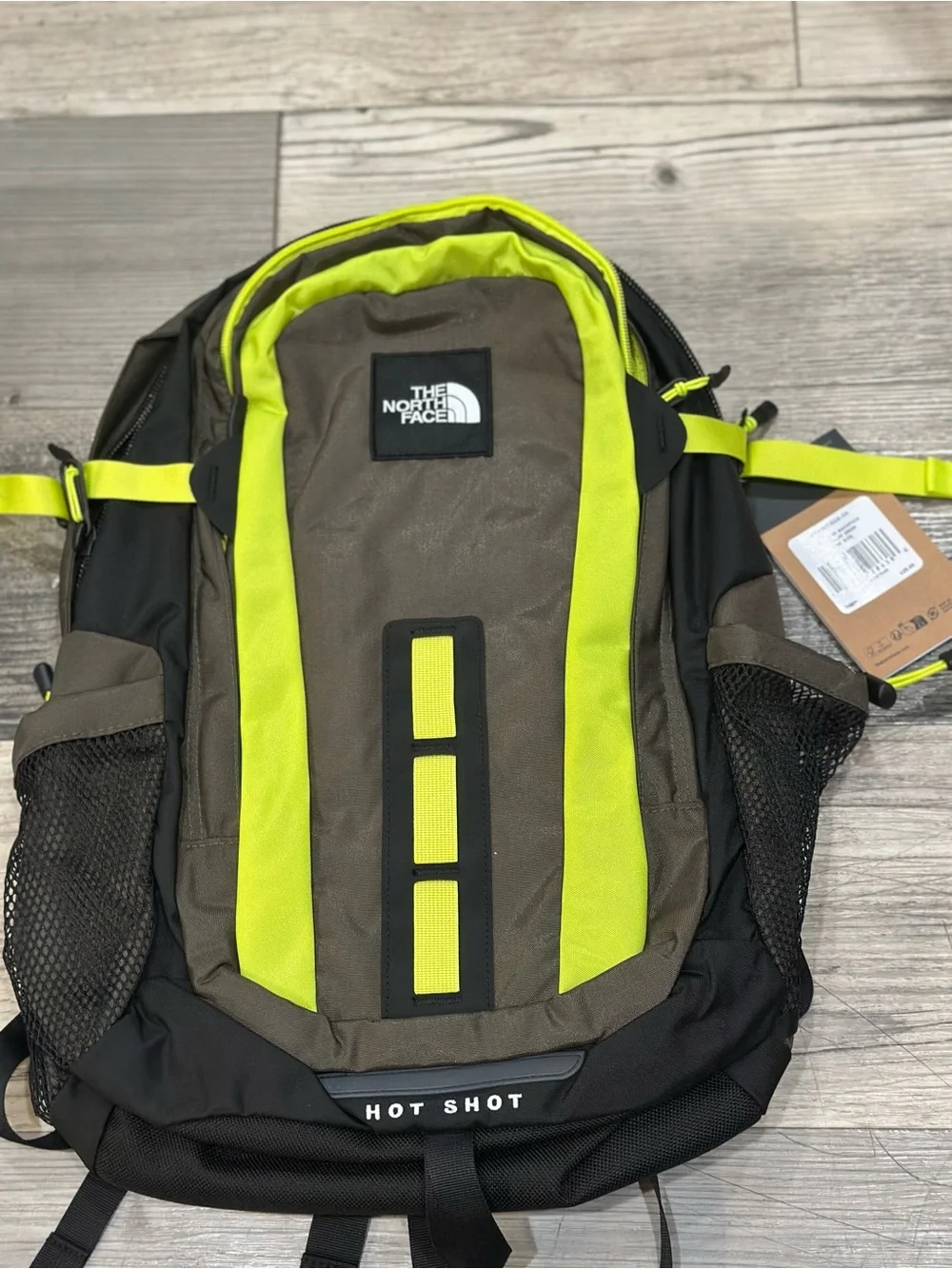 The North Face 30L Hot Shot Special Edition Backpack Taupe Green NEW